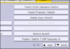İşlem paneli ekran çizimi