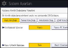 İşlem paneli ekran çizimi