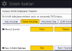 İşlem paneli ekran çizimi
