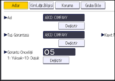 İşlem paneli ekran çizimi