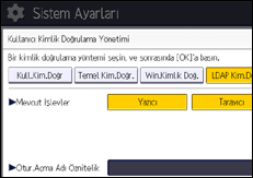 İşlem paneli ekran çizimi