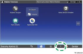 İşlem paneli ekran çizimi