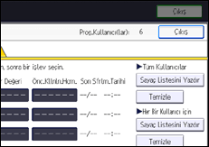 İşlem paneli ekran çizimi