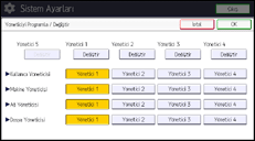 İşlem paneli ekran çizimi