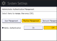 Operation panel screen illustration