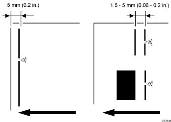 Illustration of toner scatter
