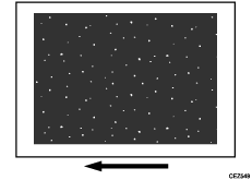 Illustration of vertical white spots
