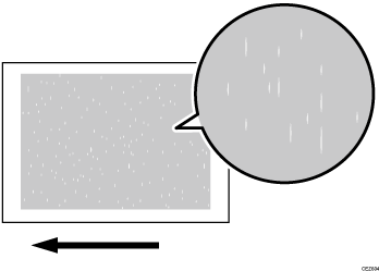 Illustration of vertical white streaks