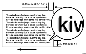 Illustration of toner scatter