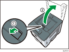 Illustration af printer