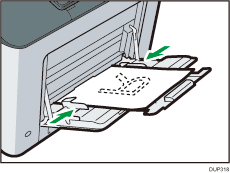 Ilustración de la bandeja bypass