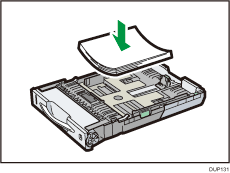 Front side of the printer illustration