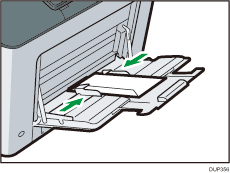 Bypass tray illustration