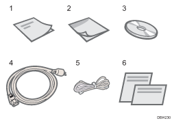 Illustration of contents of the box
