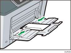 Bypass tray illustration