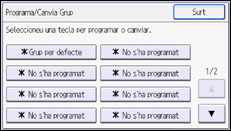 Il·lustració de pantalla del panell d'operacions