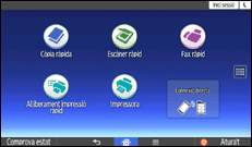 Il·lustració de pantalla del panell d'operacions