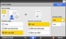 Il·lustració de pantalla del panell d'operacions