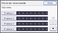 Operation panel screen illustration