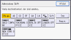 Operation panel screen illustration