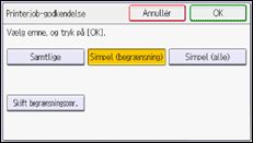 Operation panel screen illustration