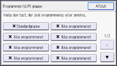 Operation panel screen illustration