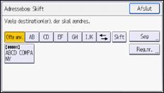 Operation panel screen illustration