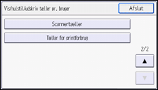 Operation panel screen illustration