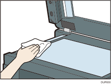 Scanning glass illustration