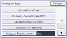 Abbildung Bedienfeld-Display