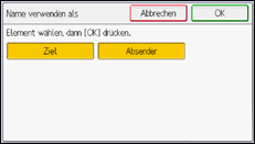 Abbildung Bedienfeld-Display