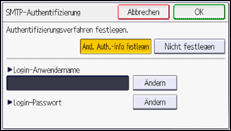 Abbildung Bedienfeld-Display
