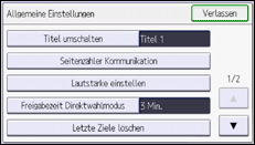 Abbildung Bedienfeld-Display