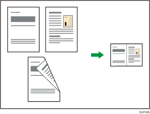 Ilustración de Combinar en una cara