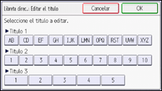 Ilustración de la pantalla del panel de mandos