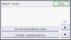 Käyttöpaneelin näyttö