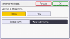 Käyttöpaneelin näyttö