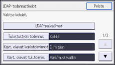 Käyttöpaneelin näyttö