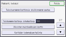 Käyttöpaneelin näyttö