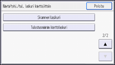 Käyttöpaneelin näyttö