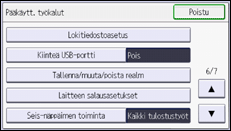 Käyttöpaneelin näyttö