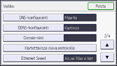 Käyttöpaneelin näyttö