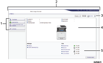Numeroitu selaimen näytön kuva