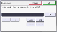 Käyttöpaneelin näyttö