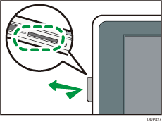 Illustration du logement pour supports