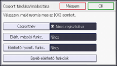 A kezelőpanel ismertetése