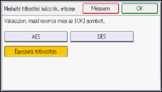 A kezelőpanel ismertetése