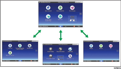 A [Kezdőképernyő] személyre szabásának bemutatása
