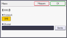 A kezelőpanel ismertetése
