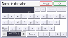 Illustrazione della schermata sul pannello di controllo